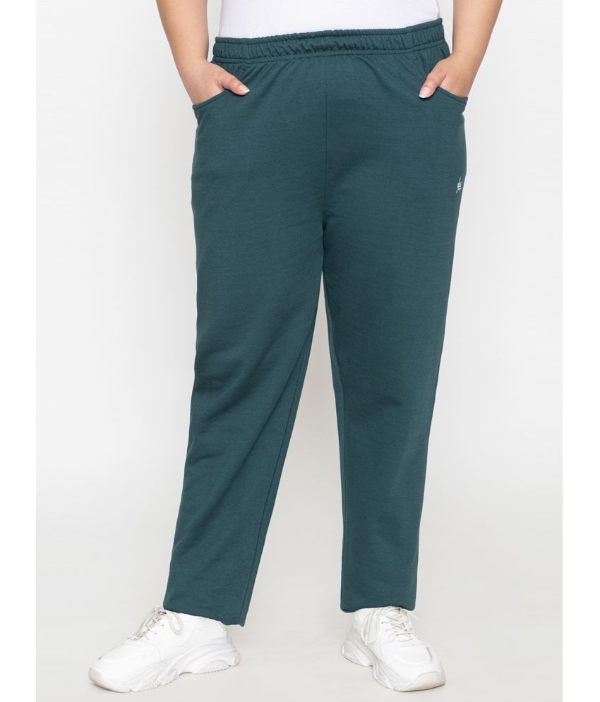     			YHA - Green Fleece Women's Running Trackpants ( Pack of 1 )