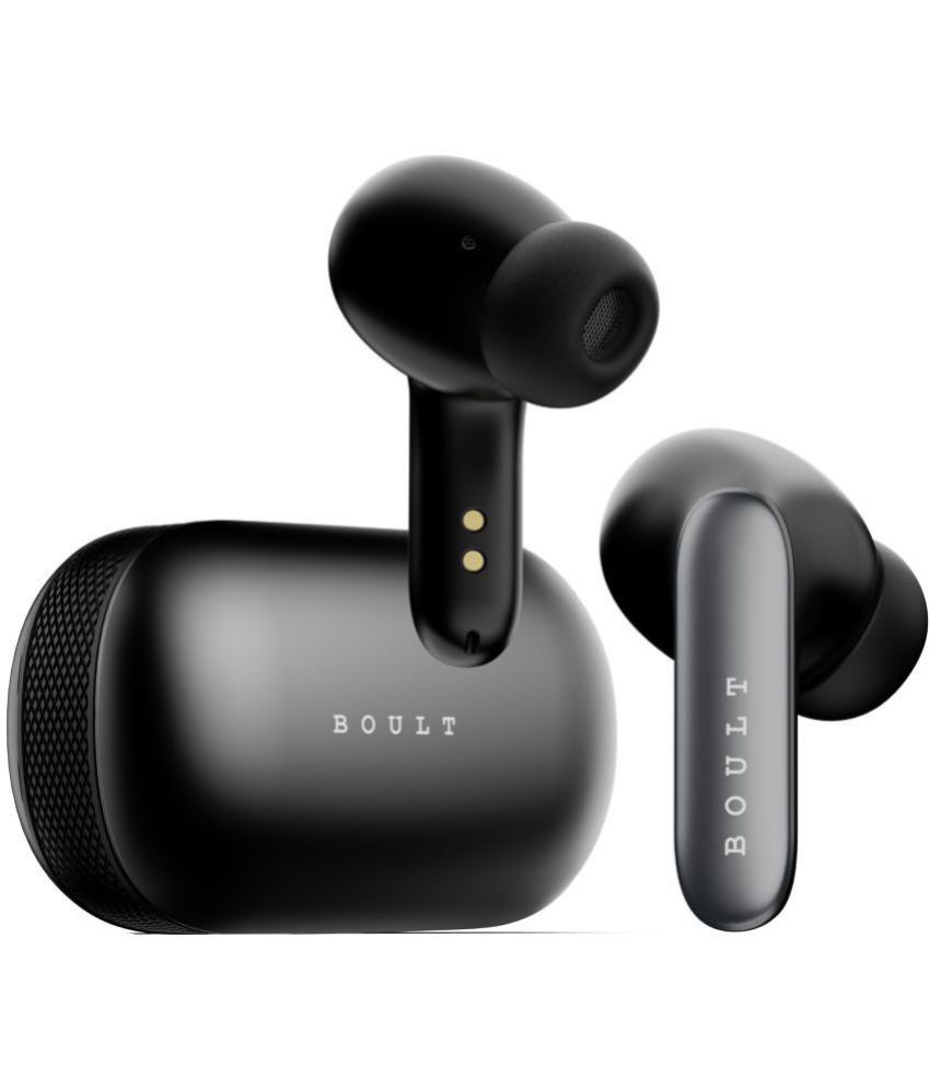     			Boult Audio Y1 Pro Bluetooth True Wireless (TWS) In Ear 60 Hours Playback Low Latency IPX5(Splash & Sweat Proof) Black
