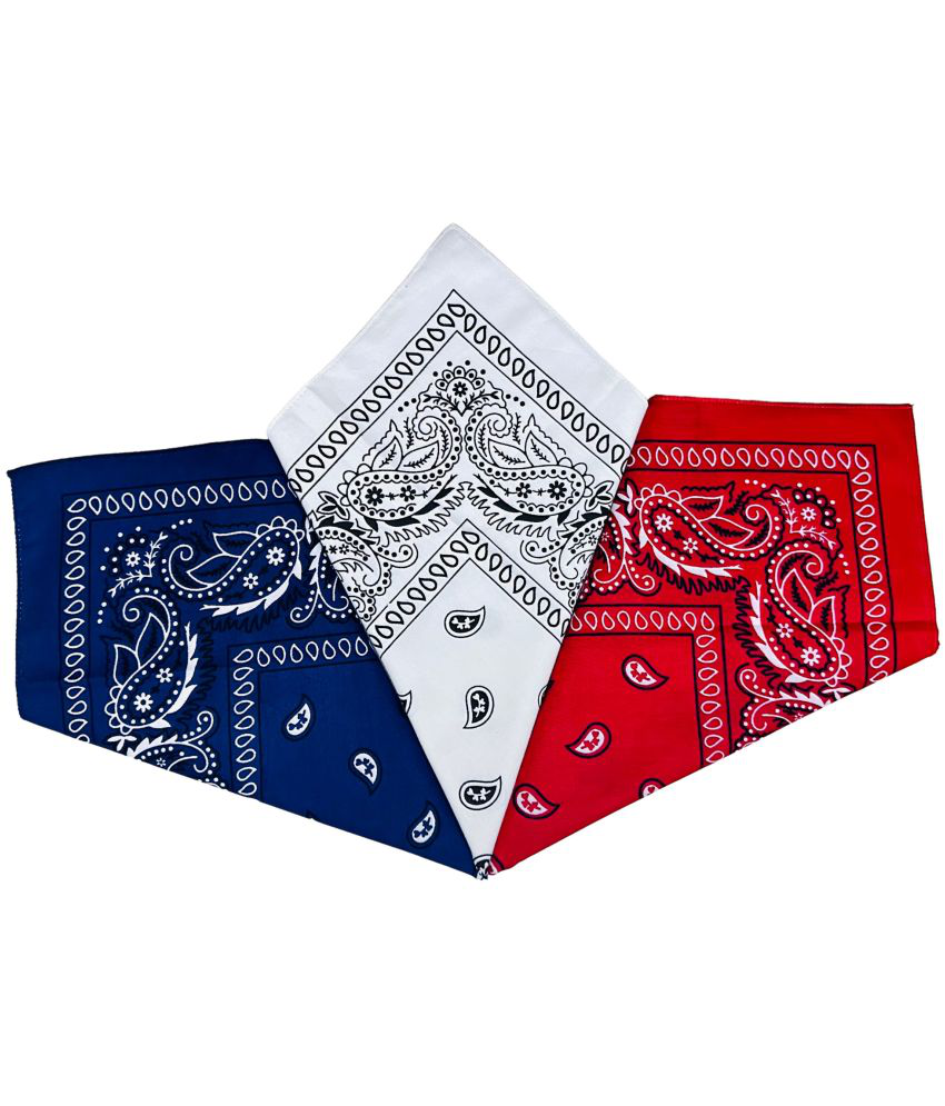     			Royal Mart - Off White Cotton Men's Handkerchief ( Pack of 3 )