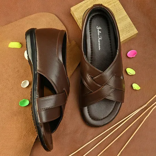 Vintage unisex Brown Mexican Huarache Sandals - Size 8 1/2 (READ) | eBay