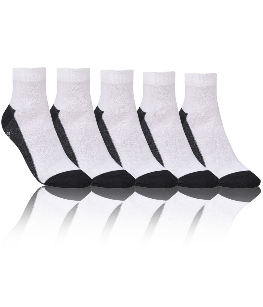     			Dollar - Cotton Men's Printed Black Ankle Length Socks ( Pack of 5 )