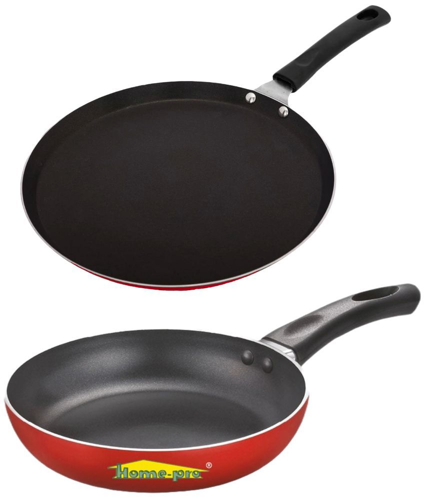     			Homepro Non-Stick Dosa Tawa 26 cm, 22 cm Fry Pan (Pack of 2)