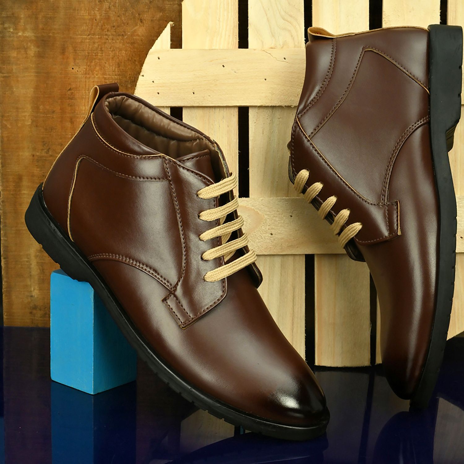     			John Karsun - Brown Men's Boots