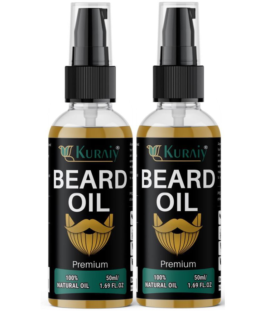     			KURAIY Beard Growth Oil for Men For Better Beard Growth With Thicker Beard (50 ml)