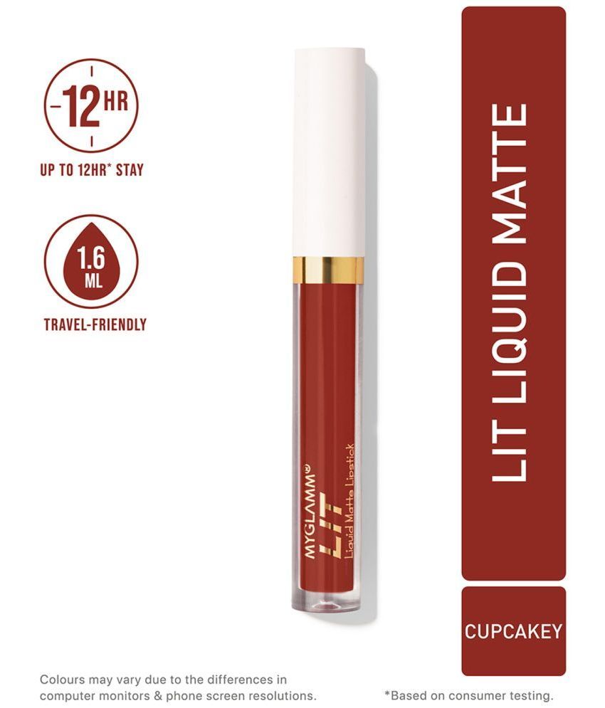     			MyGlammLITLiquid Matte Lipstick - Cupcakey -1.6ML