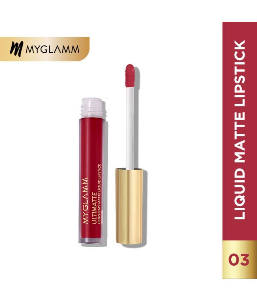     			MyGlamm Ultimatte Long Stay Matte Liquid Lipstick-Cherry Hottie-2.5ml