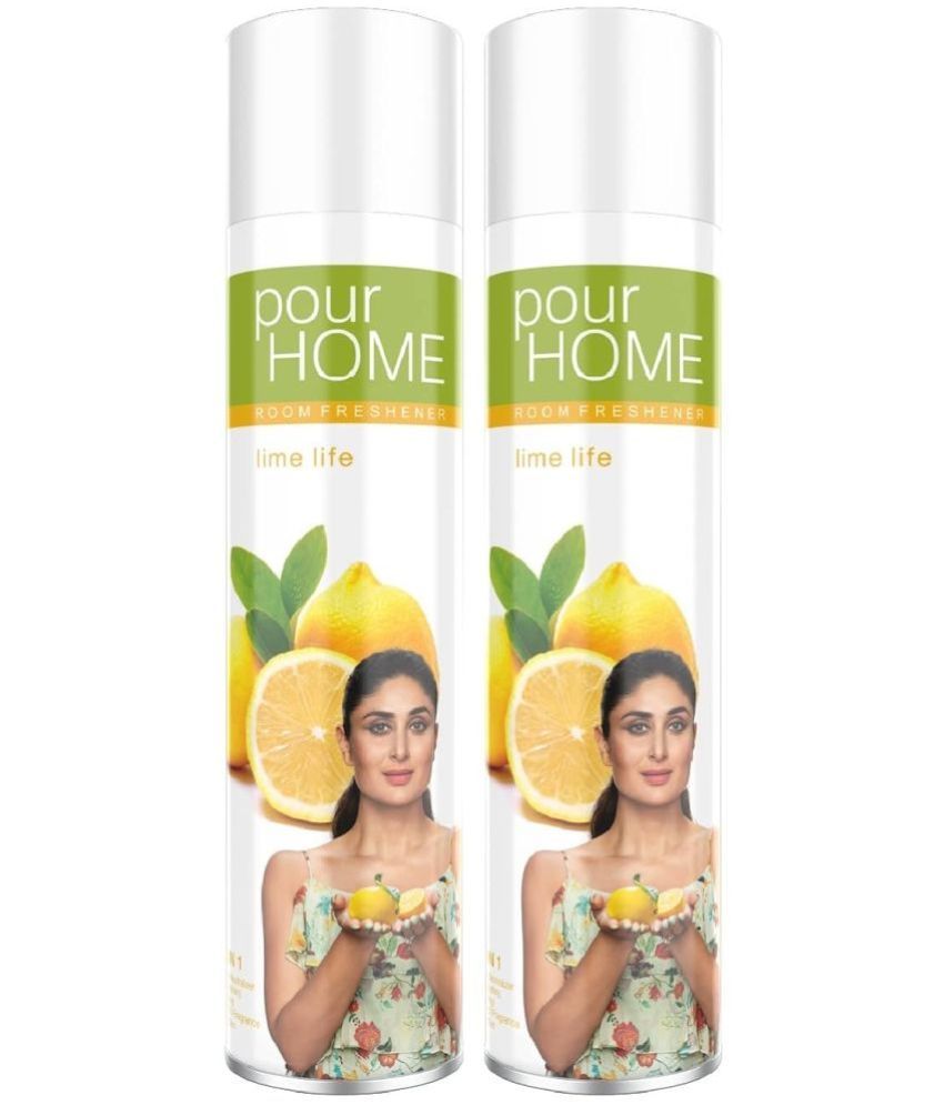     			POUR HOME Lime Life Room Freshener Spray 220ML Each(Pack of 2)