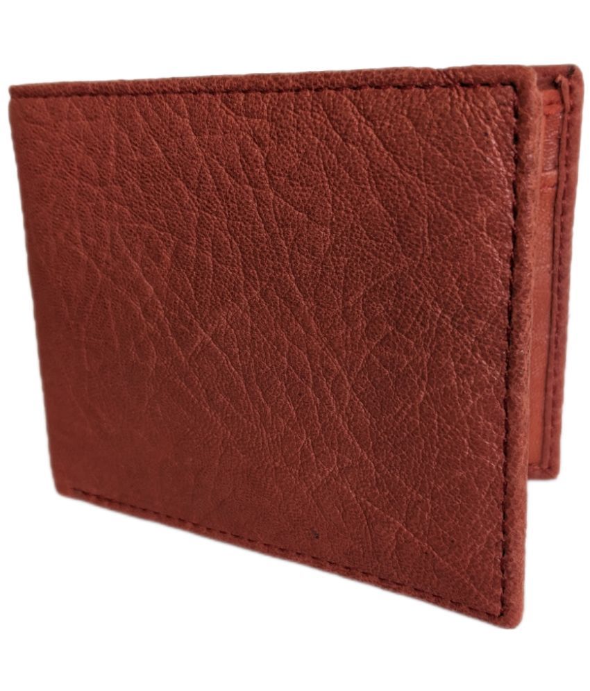     			Panther - Red Leather Men's Two Fold Wallet ( Pack of 1 )