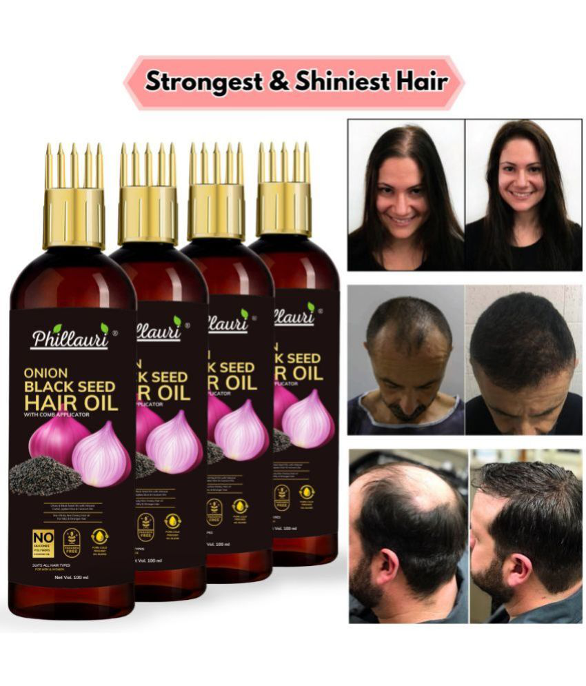     			Phillauri - Hair Growth Onion Oil 400 ml ( Pack of 4 )