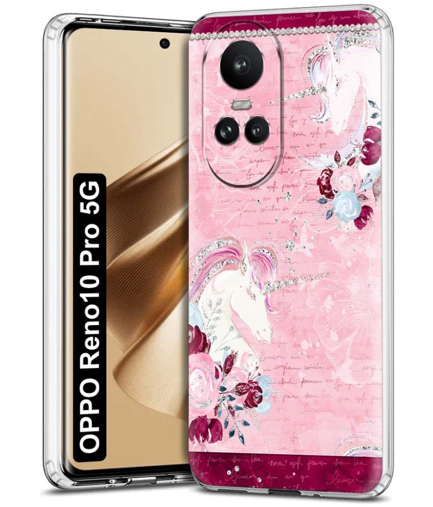     			NBOX - Multicolor Printed Back Cover Silicon Compatible For Oppo Reno 10 Pro ( Pack of 1 )