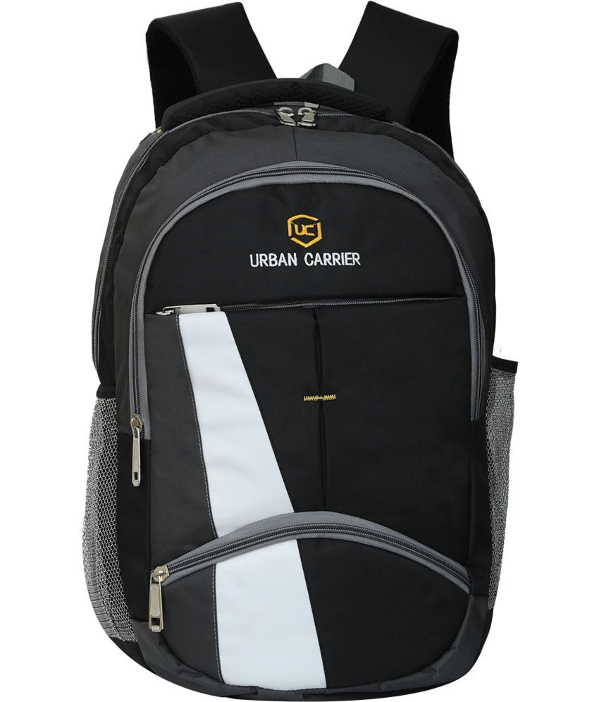     			URBAN CARRIER - Black Polyester Backpack ( 40 Ltrs )