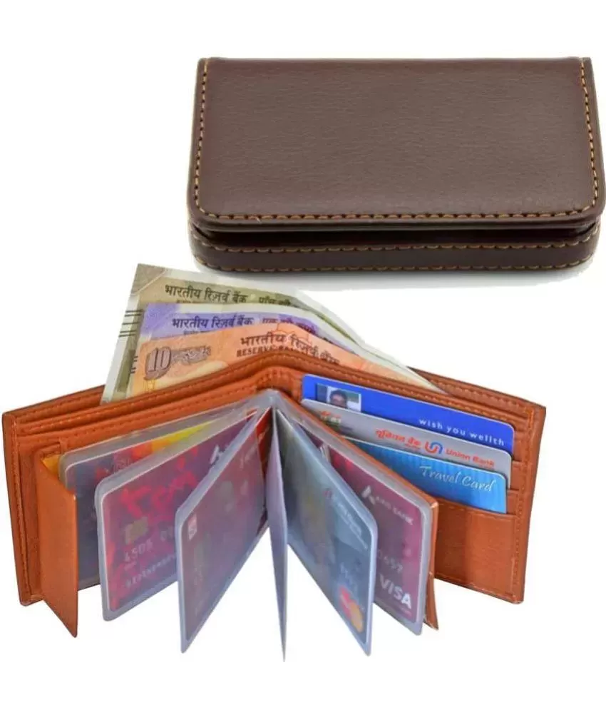 LUXIQE - Multicolor Faux Leather Men's Regular Wallet,Travel Wallet ( Pack  of 2 ): Buy Online at Low Price in India - Snapdeal