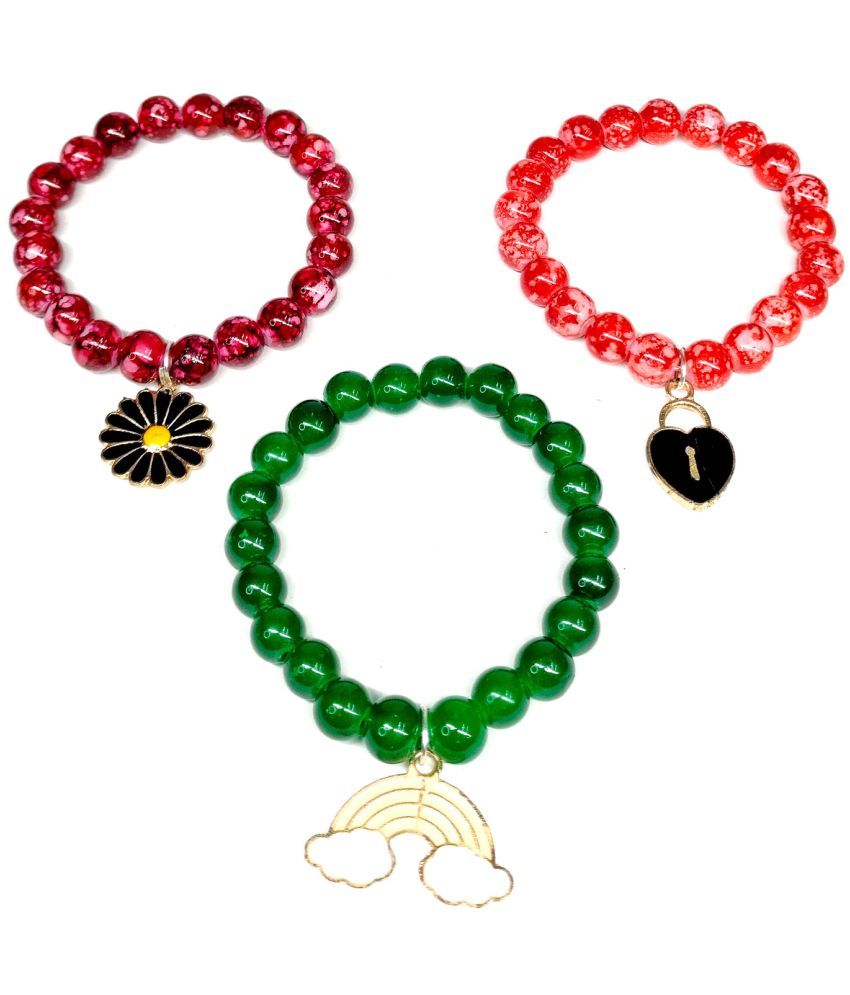     			DAIVYA WELLNESS - Multicolor Bracelet ( Pack of 3 )