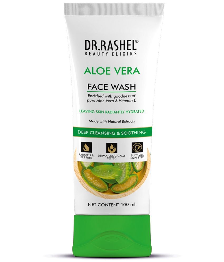     			DR.RASHEL Aloe Vera Face Wash Hydrating Dirt & Oil Remover For Brightening Skin (100ml).
