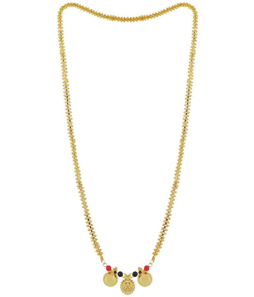     			JIPPA - Golden Mangalsutra ( Pack of 1 )