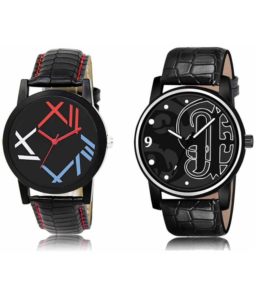     			Lorem - Analog Watch Watches Combo For Men and Boys ( Pack of 2 )