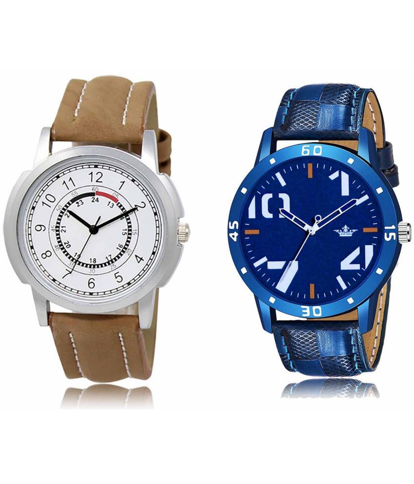     			Lorem - Analog Watch Watches Combo For Men and Boys ( Pack of 2 )