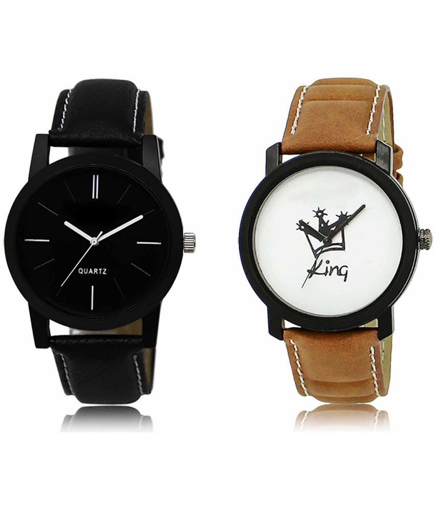     			Lorem - Analog Watch Watches Combo For Men and Boys ( Pack of 2 )