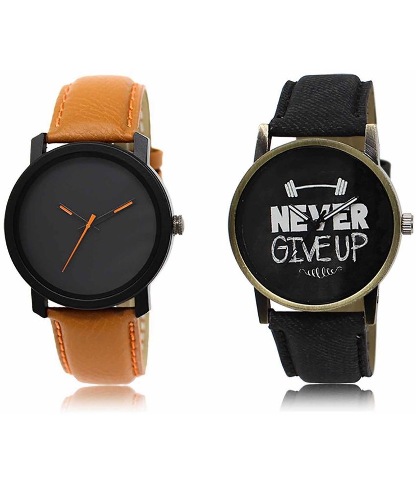     			Lorem - Analog Watch Watches Combo For Men and Boys ( Pack of 2 )