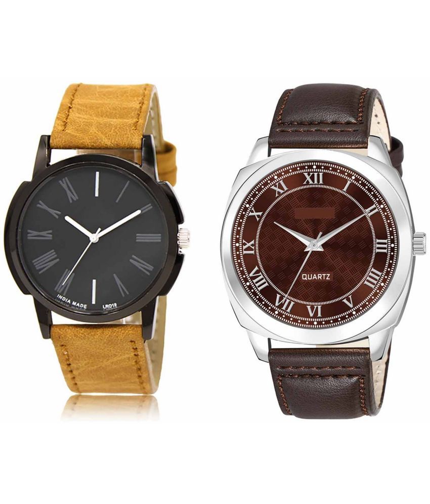     			Lorem - Analog Watch Watches Combo For Men and Boys ( Pack of 2 )