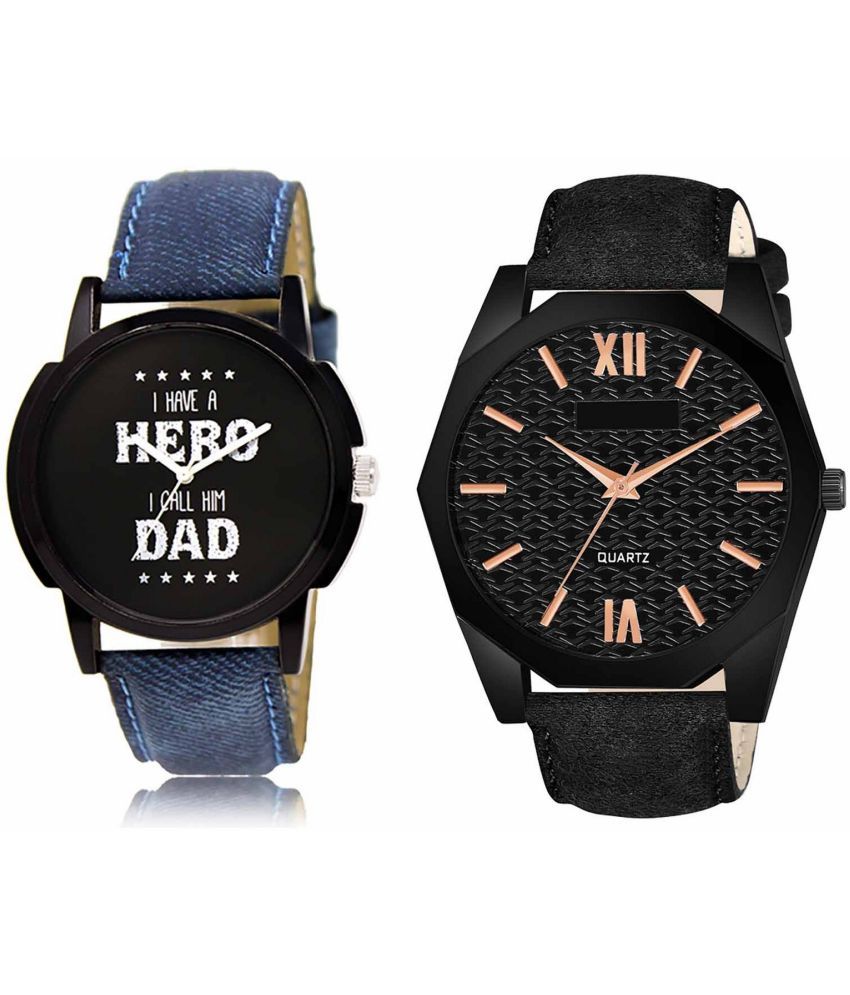     			Lorem - Analog Watch Watches Combo For Men and Boys ( Pack of 2 )