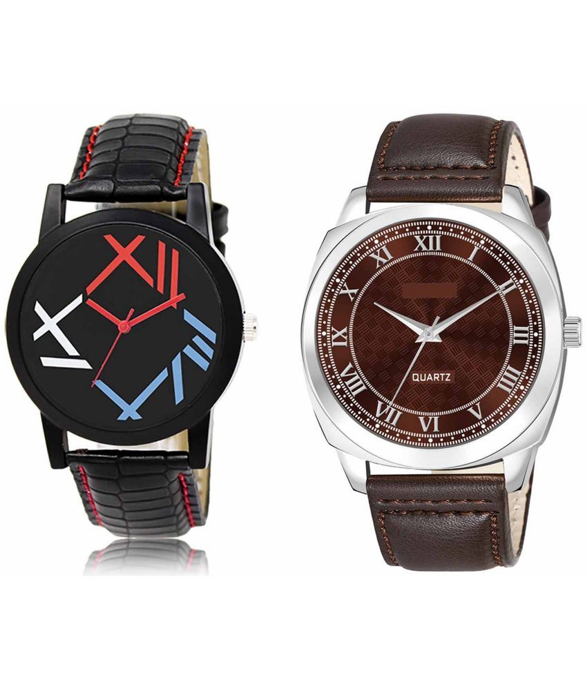     			Lorem - Analog Watch Watches Combo For Men and Boys ( Pack of 2 )