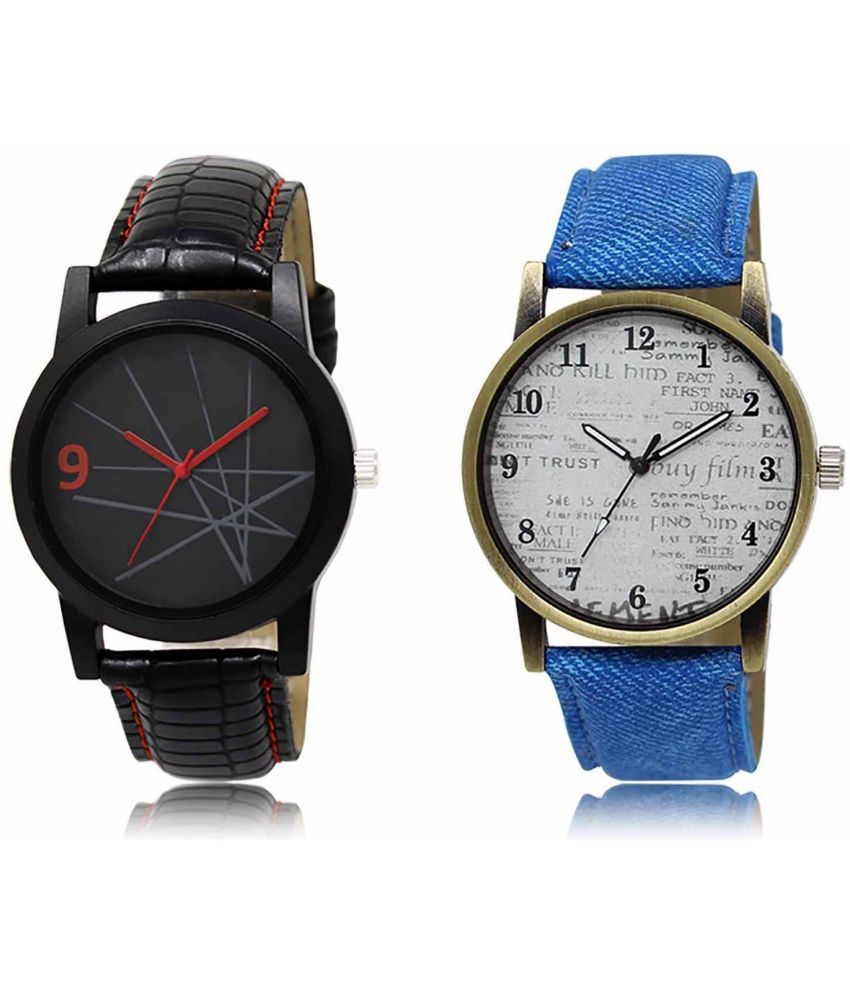     			Lorem - Analog Watch Watches Combo For Men and Boys ( Pack of 2 )