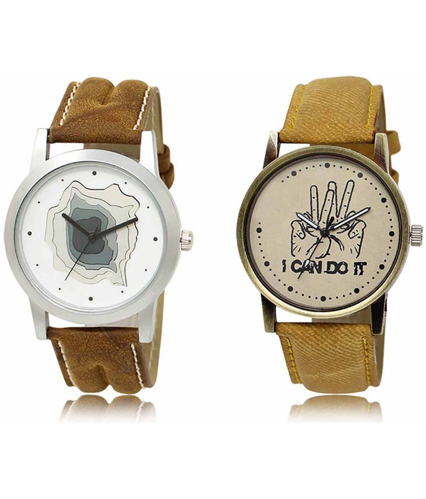     			Lorem - Analog Watch Watches Combo For Men and Boys ( Pack of 2 )