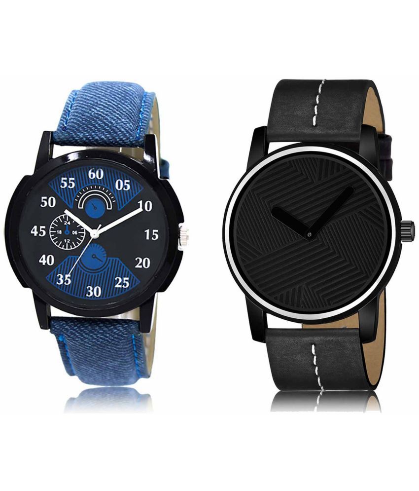     			Lorem - Analog Watch Watches Combo For Men and Boys ( Pack of 2 )