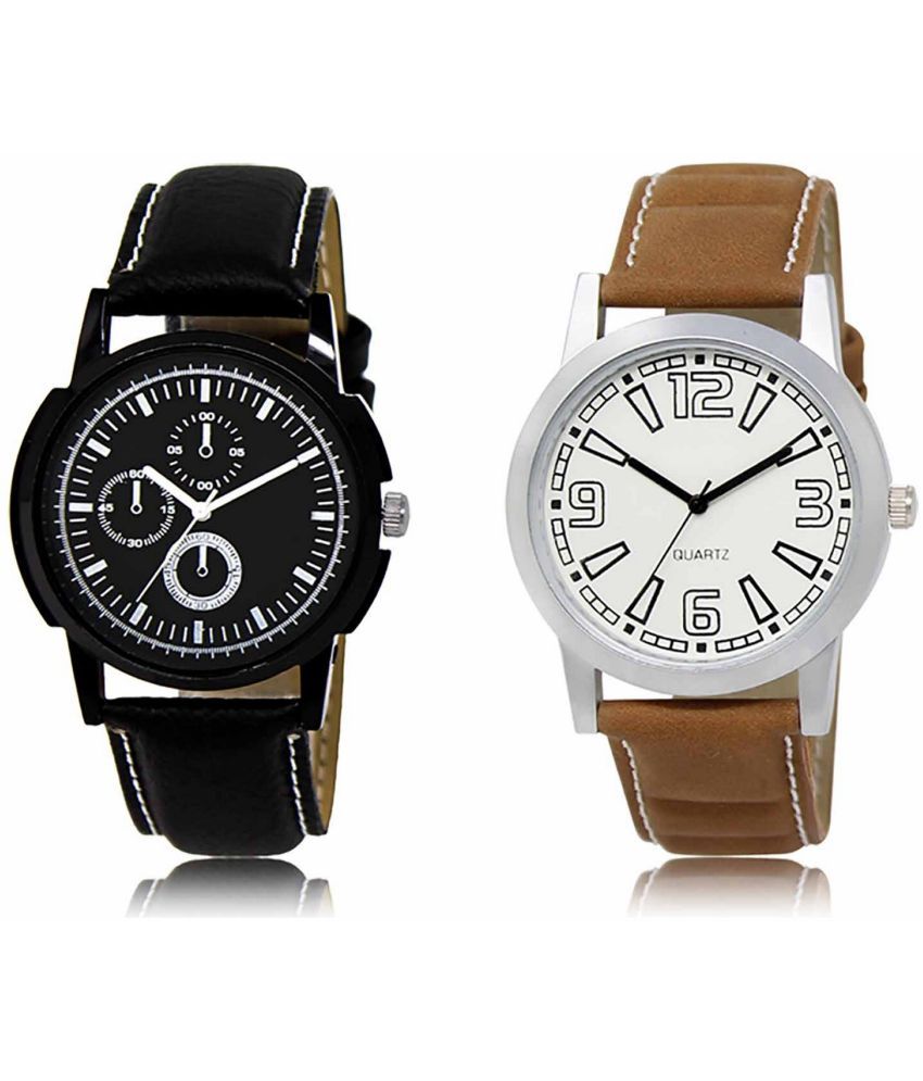     			Lorem - Analog Watch Watches Combo For Men and Boys ( Pack of 2 )