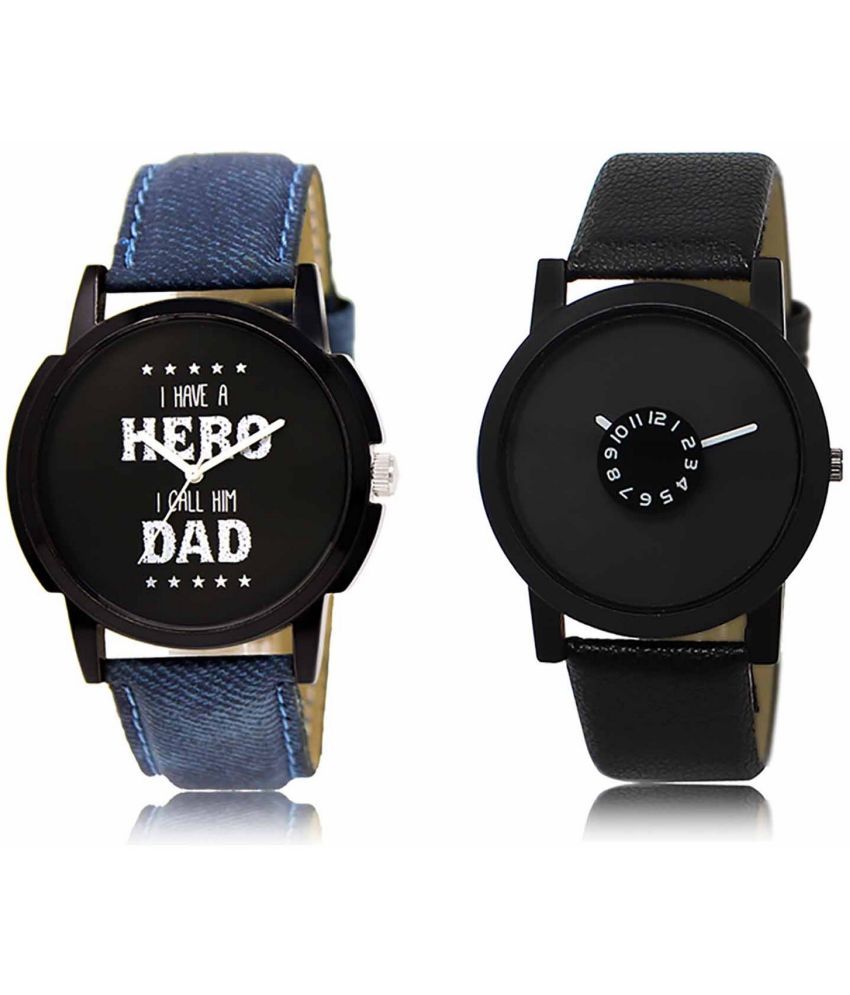     			Lorem - Analog Watch Watches Combo For Men and Boys ( Pack of 2 )