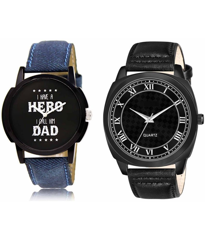     			Lorem - Analog Watch Watches Combo For Men and Boys ( Pack of 2 )