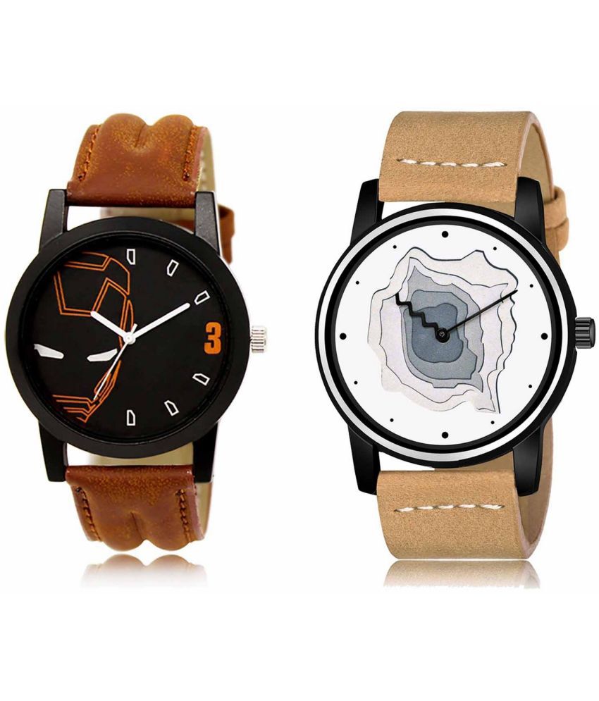     			Lorem - Analog Watch Watches Combo For Men and Boys ( Pack of 2 )