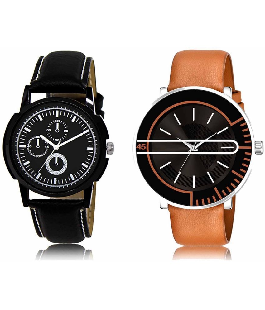     			Lorem - Analog Watch Watches Combo For Men and Boys ( Pack of 2 )