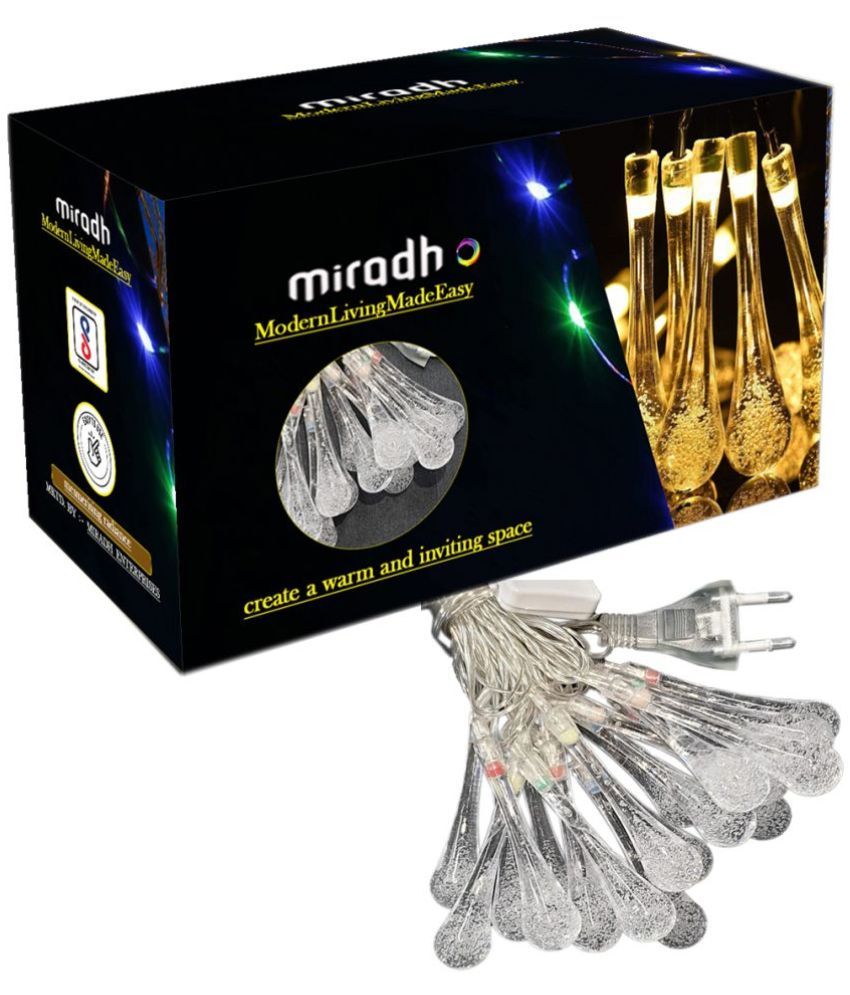     			MIRADH - Yellow 3Mtr String Light ( Pack of 1 )