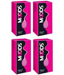 Moods Ribbed Condom 12's Pack of 4