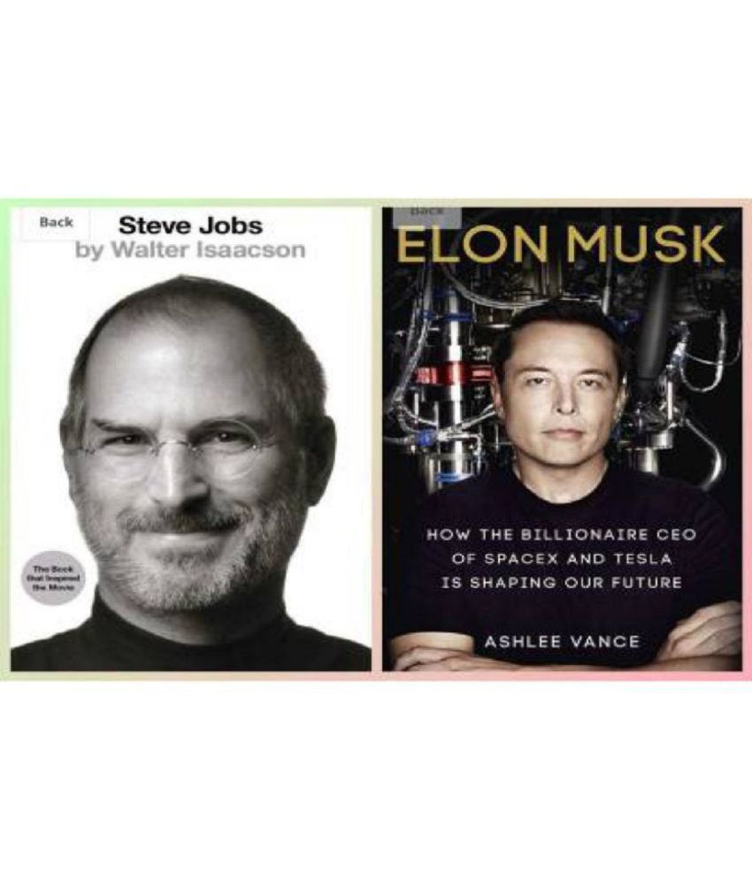     			Combo Of 2 (Steve Jobs + Elon Musk) (Paperback, Isaacson Walter, Ashlee Vance)