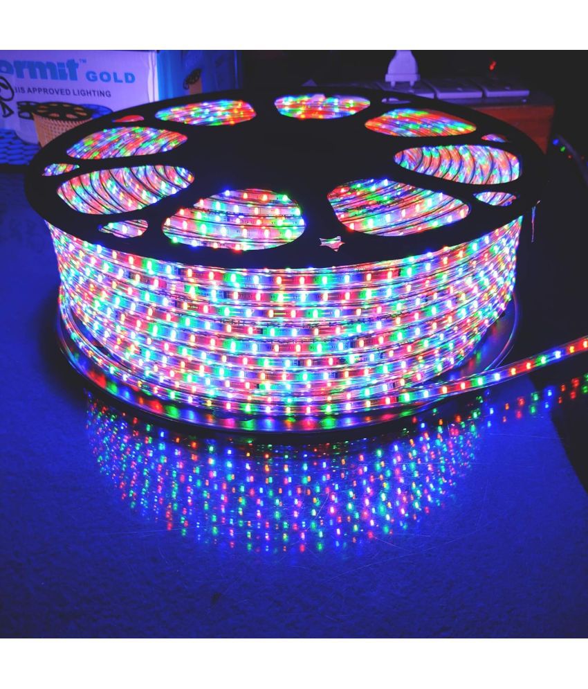    			DAJUBHAI - Multicolor 10Mtr LED Strip (Pack of 1)