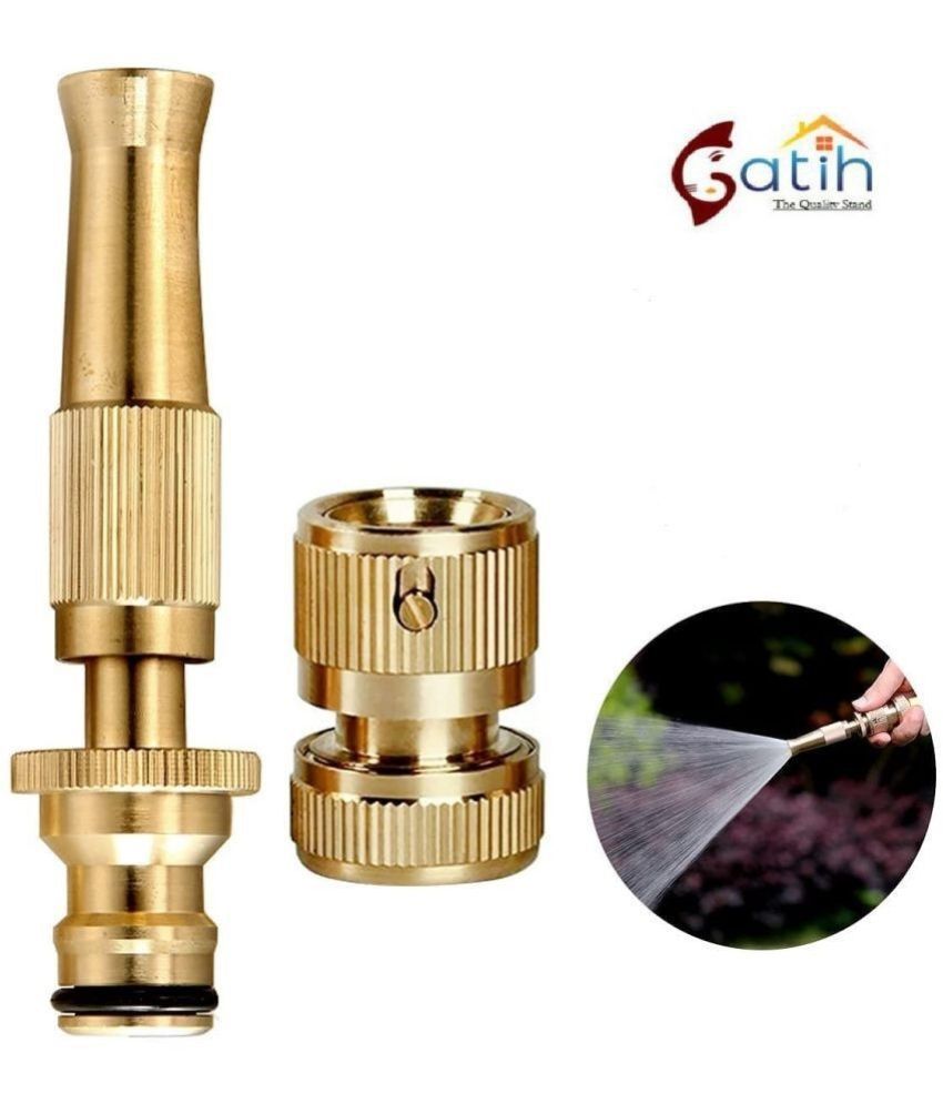     			Gatih Water Spray Gun Brass Nozzle All Purpose Cleaner Spray High Pressure Metal Trigger For Car Wash Garden 1 no.s