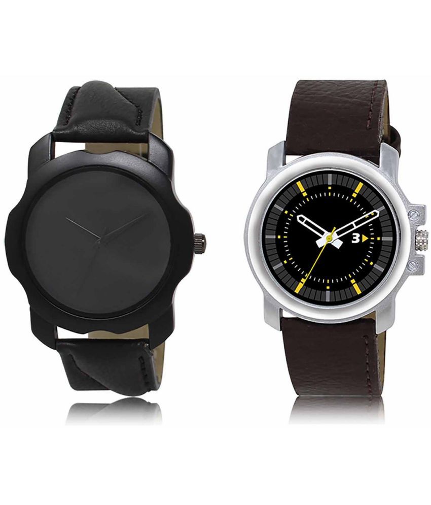     			Lorem - Analog Watch Watches Combo For Men and Boys ( Pack of 2 )