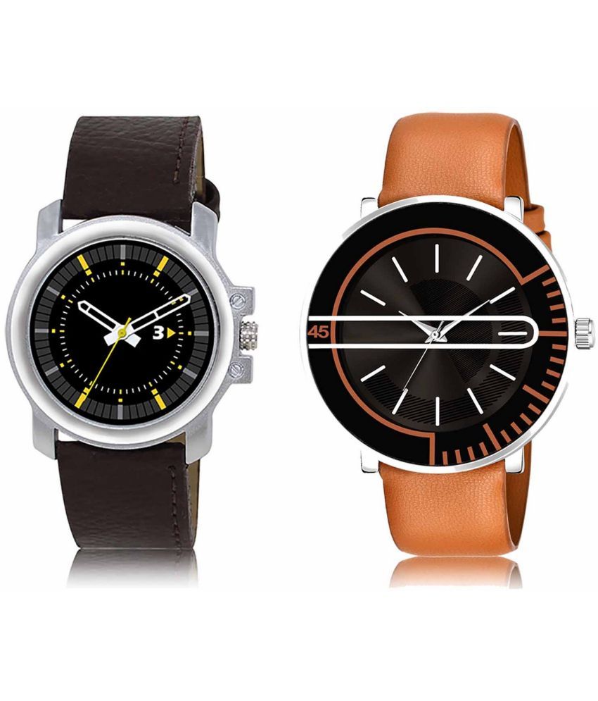     			Lorem - Analog Watch Watches Combo For Men and Boys ( Pack of 2 )