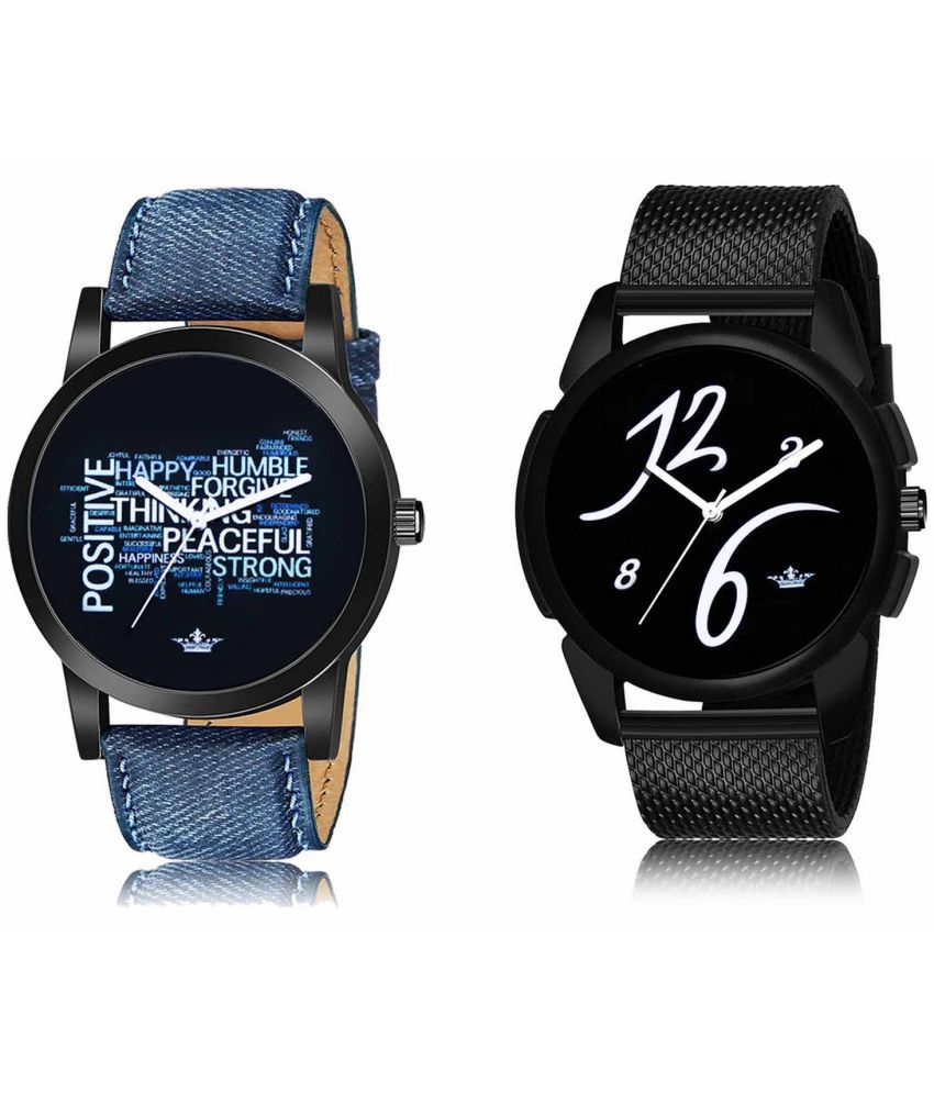     			Lorem - Analog Watch Watches Combo For Men and Boys ( Pack of 2 )