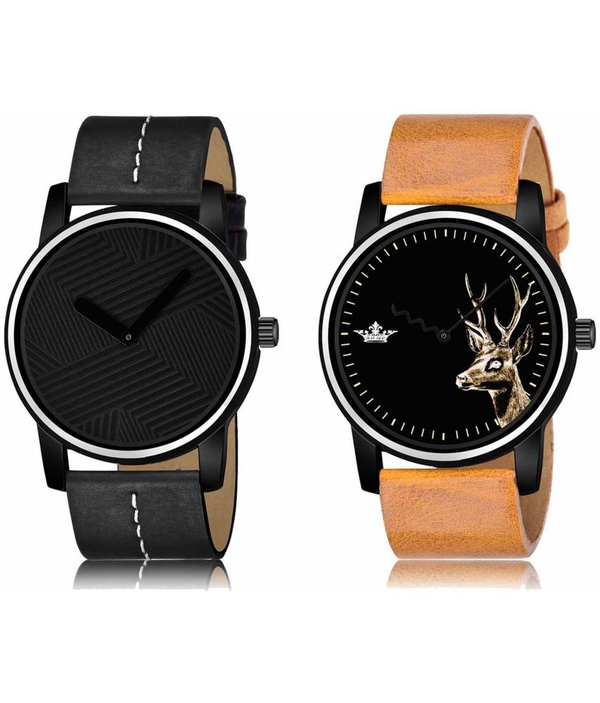     			Lorem - Analog Watch Watches Combo For Men and Boys ( Pack of 2 )