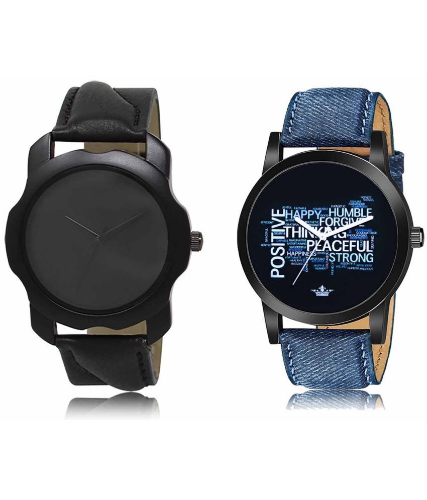     			Lorem - Analog Watch Watches Combo For Men and Boys ( Pack of 2 )