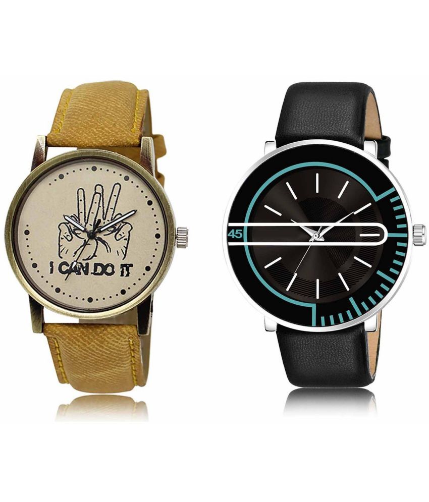     			Lorem - Analog Watch Watches Combo For Men and Boys ( Pack of 2 )