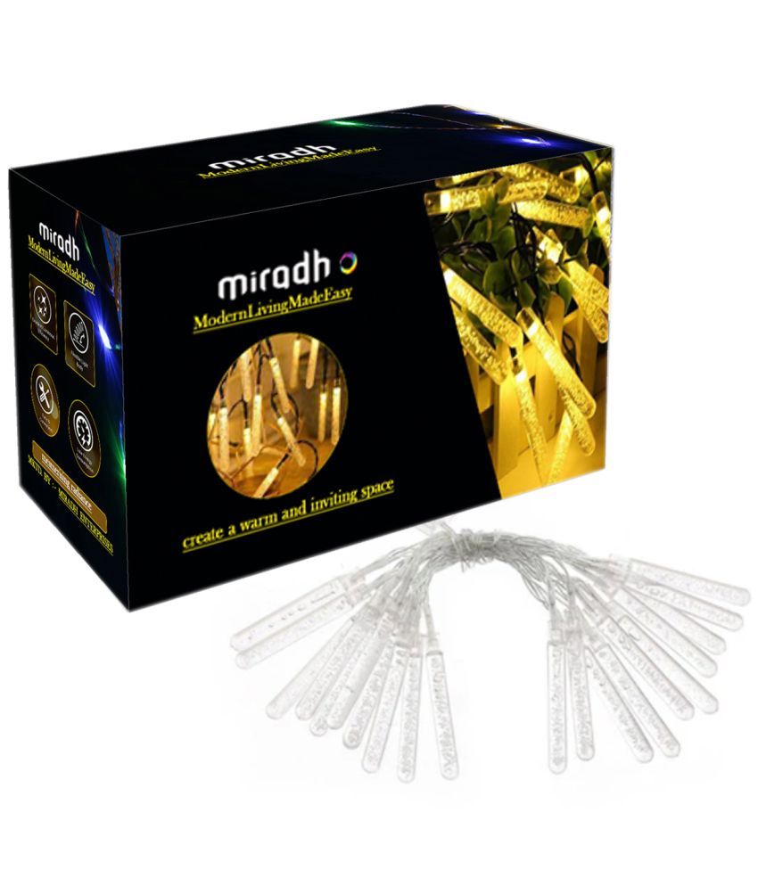     			MIRADH - Yellow 3Mtr String Light ( Pack of 1 )