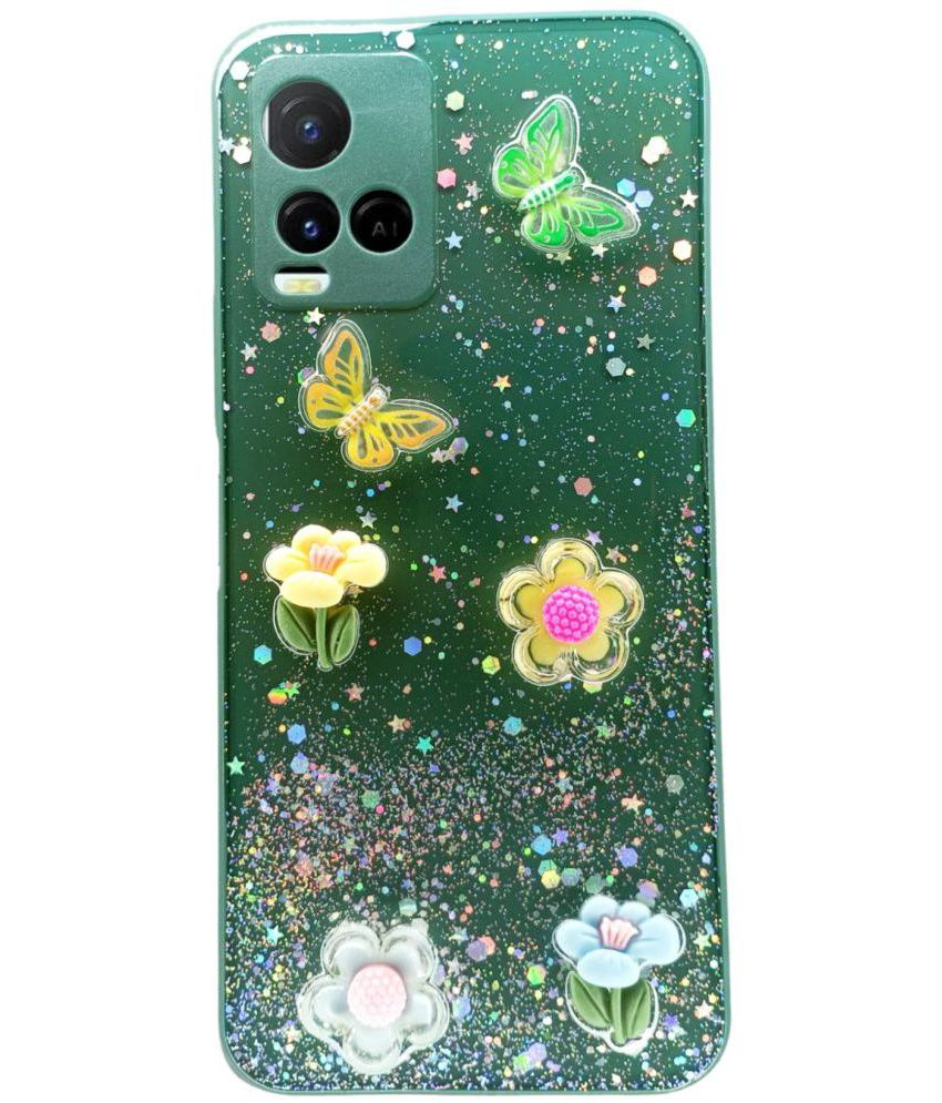     			NBOX - Multicolor Printed Back Cover Silicon Compatible For Vivo Y21 ( Pack of 1 )