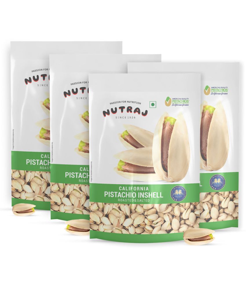     			Nutraj California Roasted Salted Inshell Pistachios 800g (200g X 4) | Salted Pista 800g