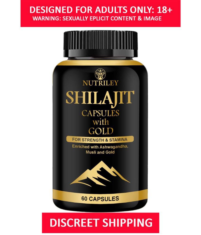     			Nutriley Pure Shilajit Capsule, for Vigour & Vitality, enriched with Shilajit, Hammer Of Thor Original Capsule For Performance Stamina, Size Immunity Enhancer, Original Shilajit.