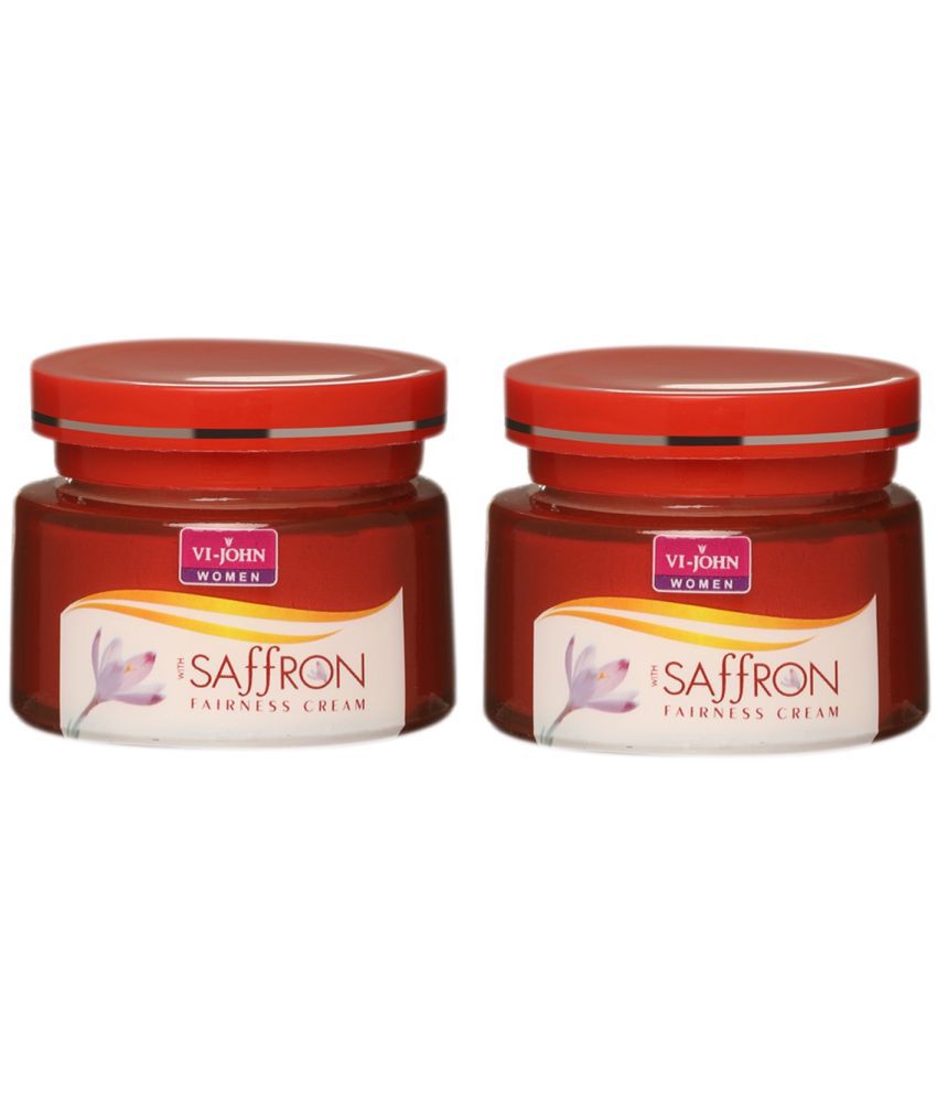     			VIJOHN Saffron Advance Skin Fairness Cream Enriched With Vitamin E for Women 50g Pack of 2